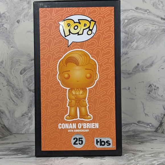 Funko Pop Conan O'Brien 25, Orange Conan, 2019 Summer Convention Exclusive MIB - Picture 5 of 8